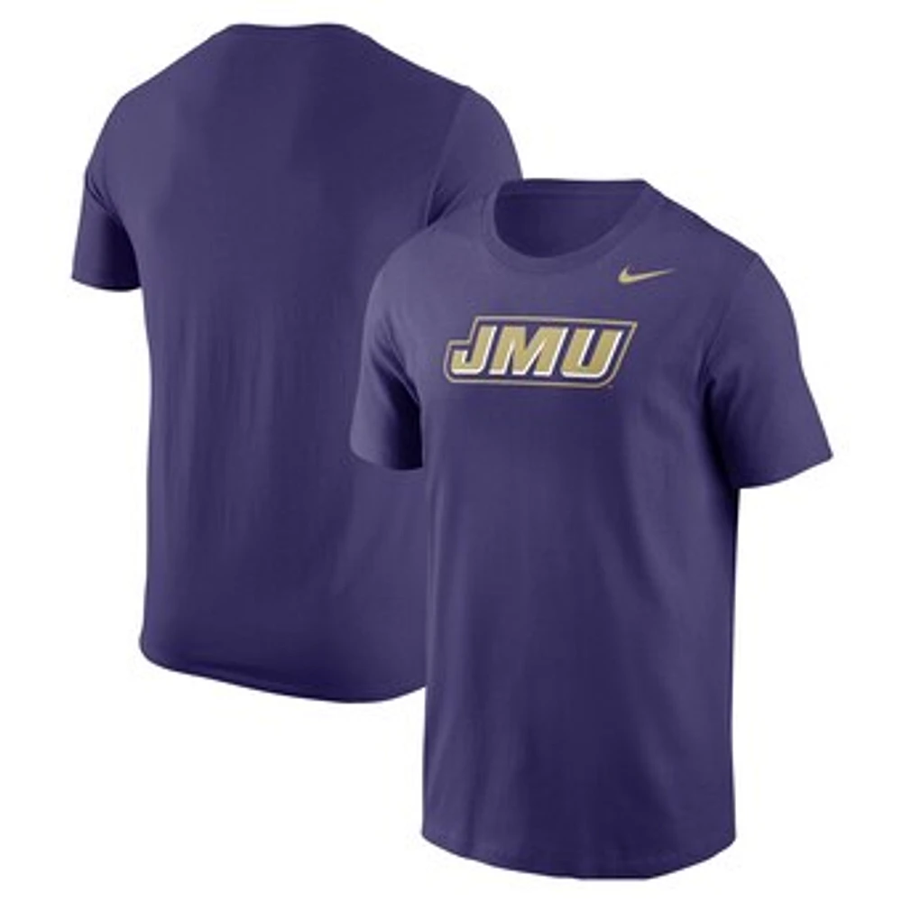 Men's Nike Purple James Madison Dukes Logo T-Shirt