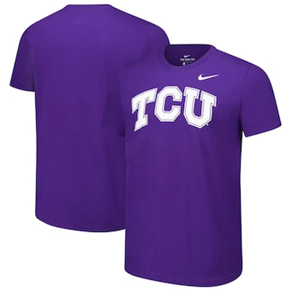 Men's Nike Purple TCU Horned Frogs Logo T-Shirt