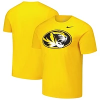 Men's Nike Gold Missouri Tigers Logo T-Shirt