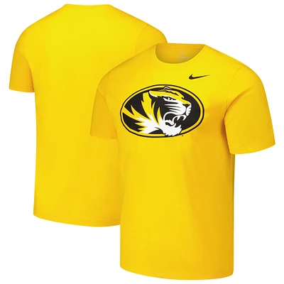 Men's Nike Gold Missouri Tigers Logo T-Shirt