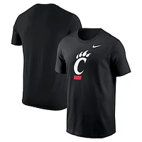 Men's Nike Black Cincinnati Bearcats Logo T-Shirt