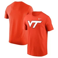 Men's Nike Orange Virginia Tech Hokies Logo T-Shirt