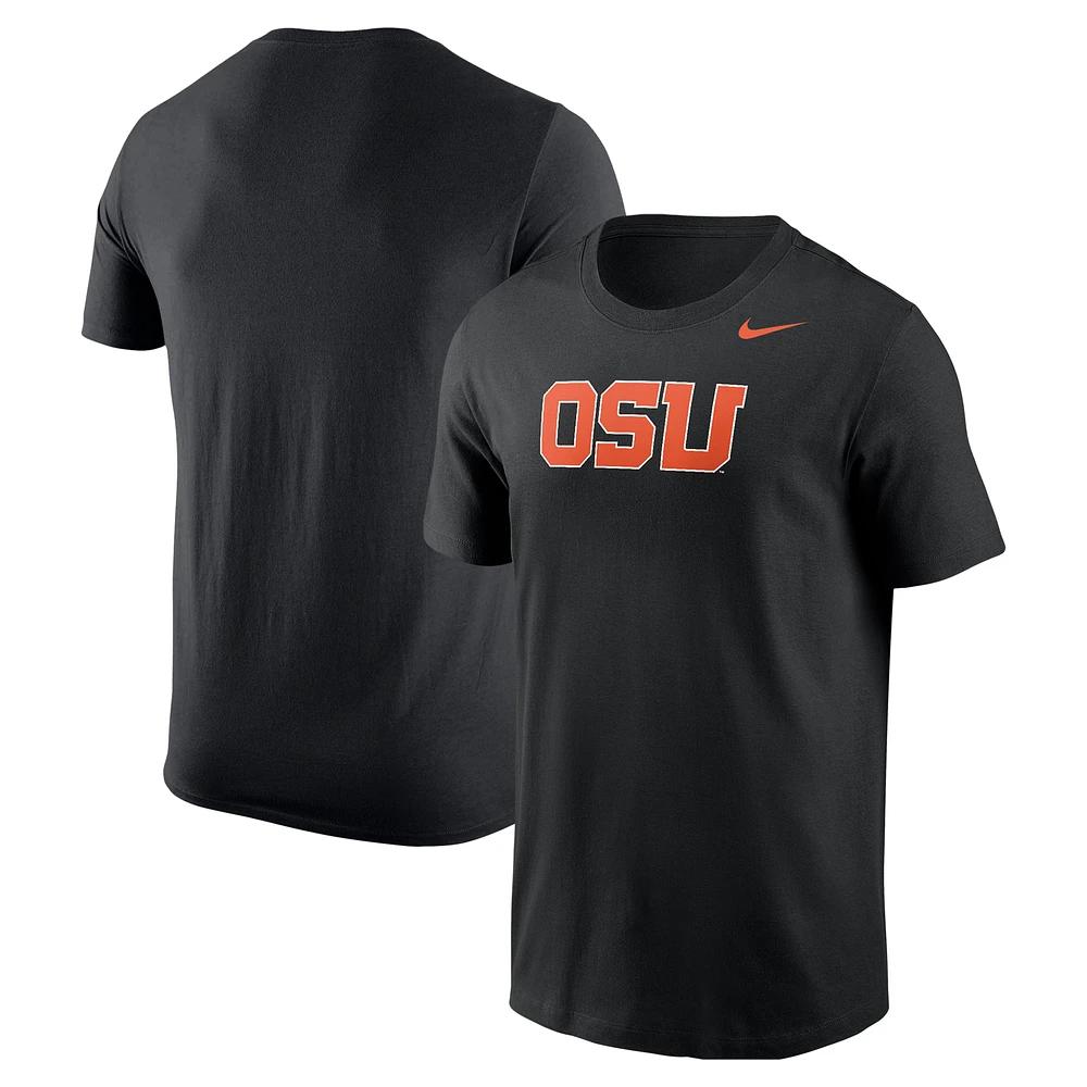 Men's Nike Black Oregon State Beavers Logo T-Shirt