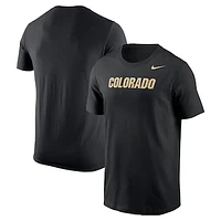 Men's Nike Black Colorado Buffaloes Logo T-Shirt