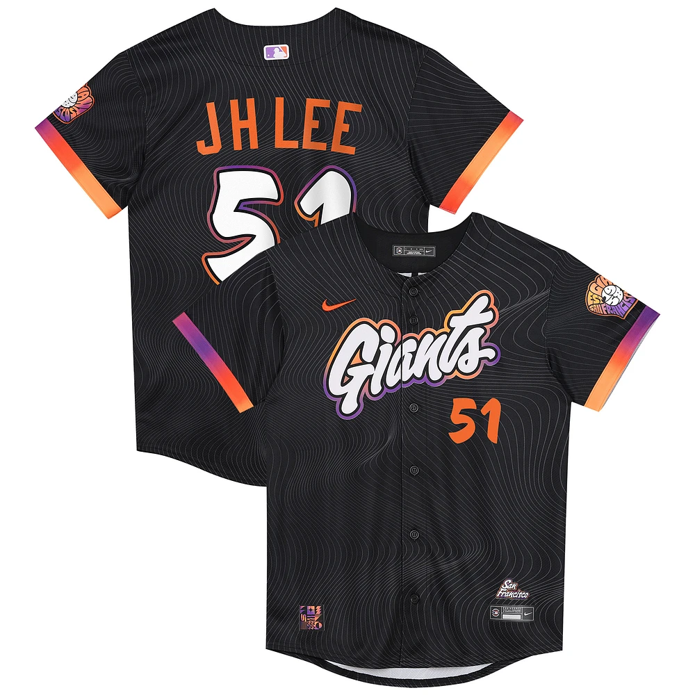 Preschool Nike Jung Hoo Lee Anthracite San Francisco Giants 2025 City Connect Limited Player Jersey