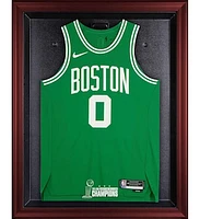 Boston Celtics Mahogany Framed 2024 NBA Finals Champions Logo Jersey Display Case