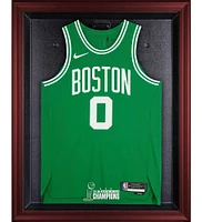 Boston Celtics Mahogany Framed 2024 NBA Finals Champions Logo Jersey Display Case