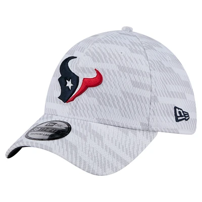 Men's New Era  White Houston Texans Gameday Graded 39THIRTY Flex Hat