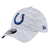 Men's New Era  White Indianapolis Colts Gameday Graded 39THIRTY Flex Hat