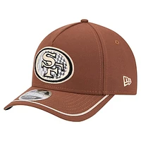 Men's New Era  Brown San Francisco 49ers Motorsport 9FORTY Adjustable Hat