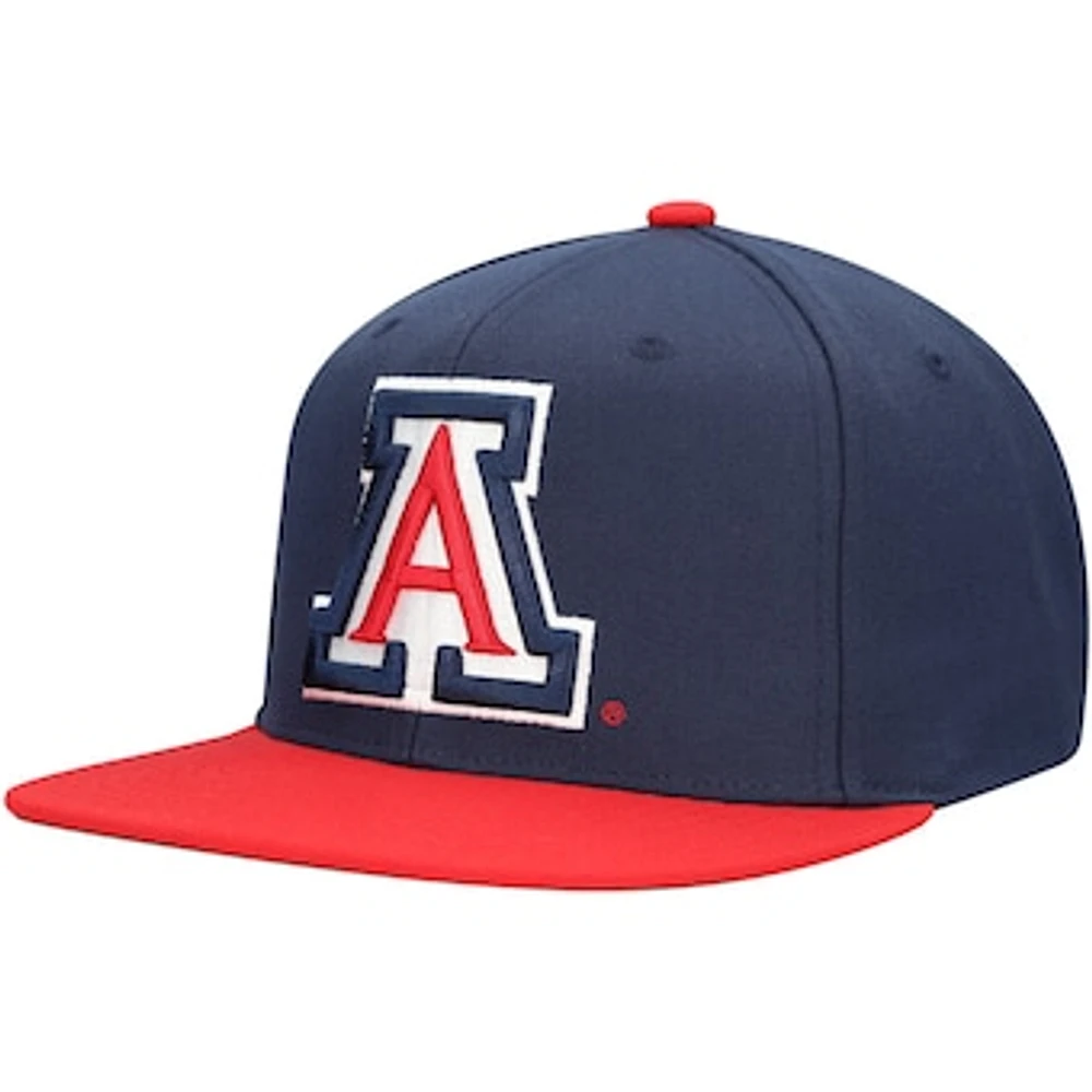 Men's Mitchell & Ness Navy/Red Arizona Wildcats 2-Tone 2.0 Snapback Hat