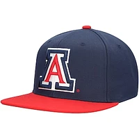 Men's Mitchell & Ness Navy/Red Arizona Wildcats 2-Tone 2.0 Snapback Hat