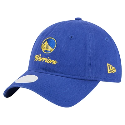 Women's New Era  Royal Golden State Warriors Gameday Preppy 9TWENTY Adjustable Hat