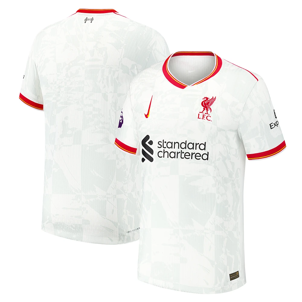 Men's Nike  White Liverpool 2024/25 Third Authentic Jersey