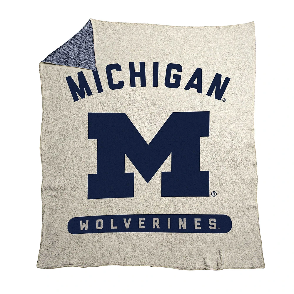 Michigan Wolverines 50" x 60" Luxe Dreams Throw Blanket