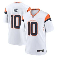 Youth Nike Bo Nix White Denver Broncos Game Jersey