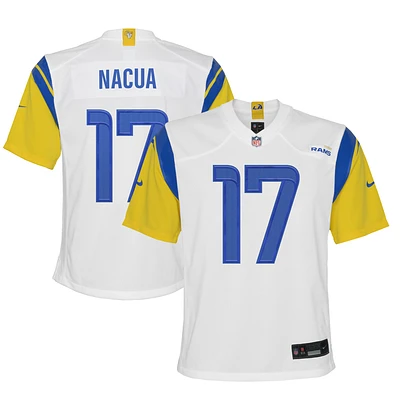 Youth Nike Puka Nacua White Los Angeles Rams Game Jersey