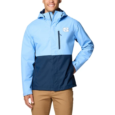 Men's Columbia  Navy North Carolina Tar Heels Field Bound Omni-Tech™ Full-Zip Jacket