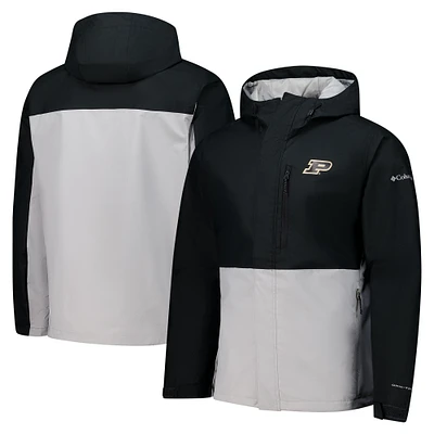 Men's Columbia  Black Purdue Boilermakers Field Bound Omni-Tech™ Full-Zip Jacket