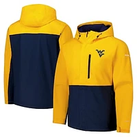 Men's Columbia  Gold West Virginia Mountaineers Field Bound Omni-Tech™ Full-Zip Jacket