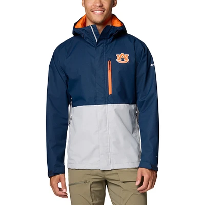 Men's Columbia  Navy Auburn Tigers Field Bound Omni-Tech™ Full-Zip Jacket