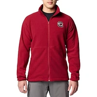 Men's Columbia  Garnet South Carolina Gamecocks Flanker IV Fleece Raglan Full-Zip Jacket