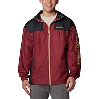 Men's Columbia Garnet Florida State Seminoles Flash Challenger II Omni-Shade Full-Zip Hoodie Windbreaker Jacket