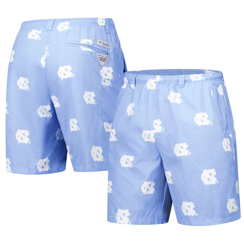 Men's Columbia Carolina Blue North Tar Heels Backcast III Printed Short