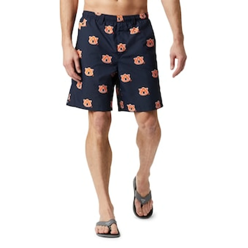 Men's Columbia Navy Auburn Tigers Backcast III Printed Short