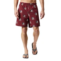 Men's Columbia Garnet Florida State Seminoles Backcast III Printed Short