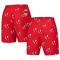 Men's Columbia Red Georgia Bulldogs PFG Backcast™ III Omni-Shade™ Shorts