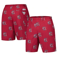 Men's Columbia Garnet South Carolina Gamecocks PFG Backcast™ III Omni-Shade™ Shorts