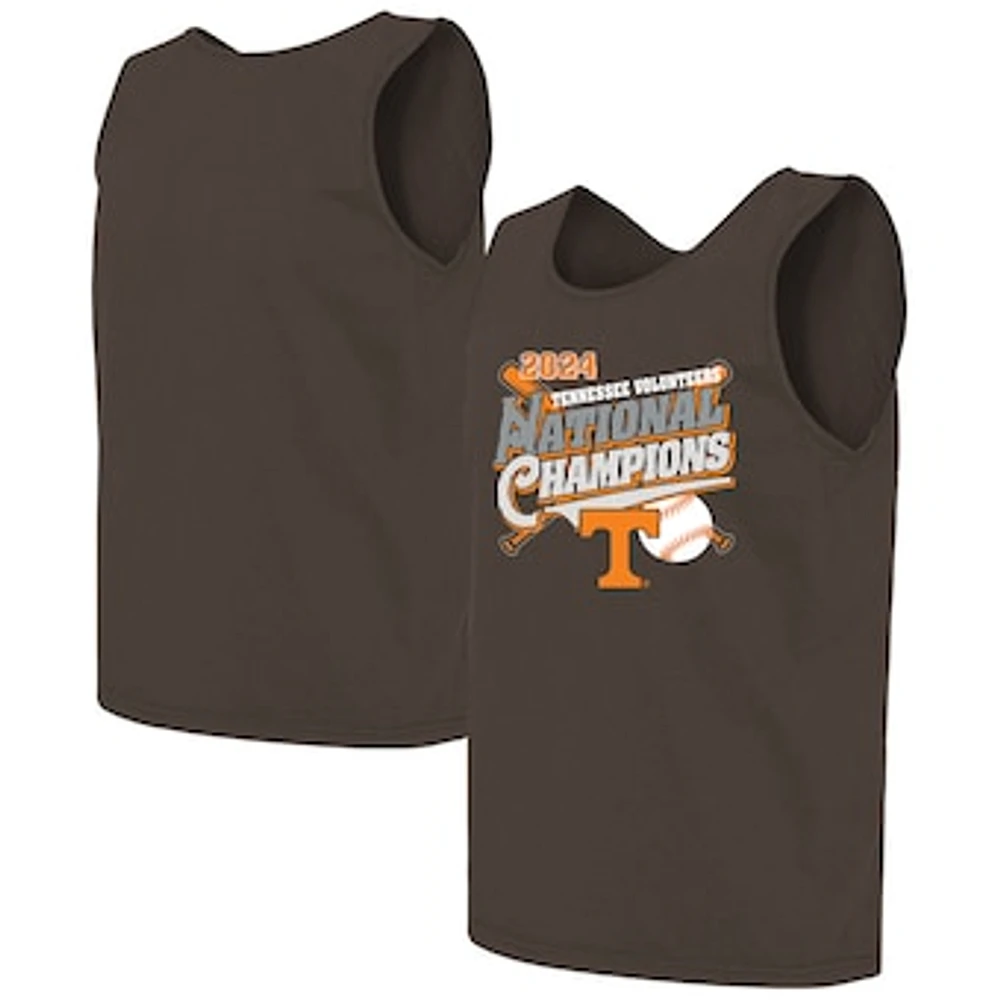 Men's Graphite Tennessee Volunteers 2024 NCAA Baseball College World Series Champions Tank Top