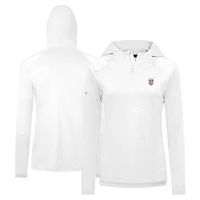 Women's Levelwear USWNT Raven Quarter-Zip Pullover Hoodie