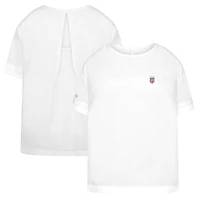 Women's Levelwear White USWNT Tulip Oversized T-Shirt