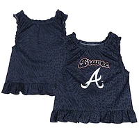 Toddler  Navy Atlanta Braves Playground Dress