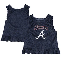 Toddler  Navy Atlanta Braves Playground Dress