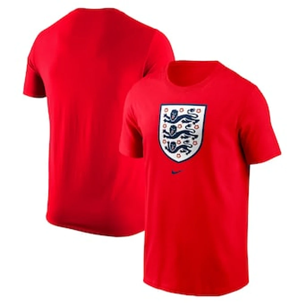 Men's Nike Red England National Team Crest Core T-Shirt