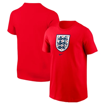 Youth Nike  Red England National Team Crest Core T-Shirt