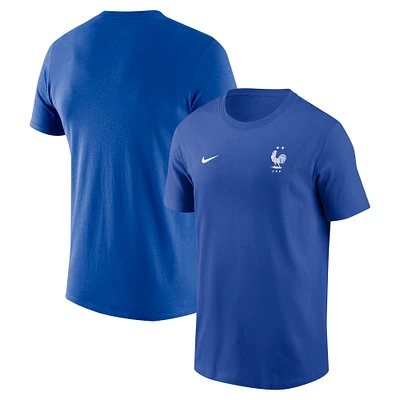 Men's Nike  Royal France National Team Crest Performance T-Shirt