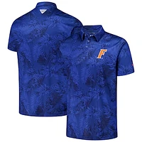 Men's Columbia Royal Florida Gators PFG Super Terminal Tackle™ Omni-Shade™ Bangalows Polo