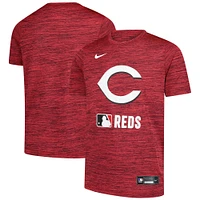 Youth Nike Red Cincinnati Reds Authentic Collection Velocity Performance T-Shirt