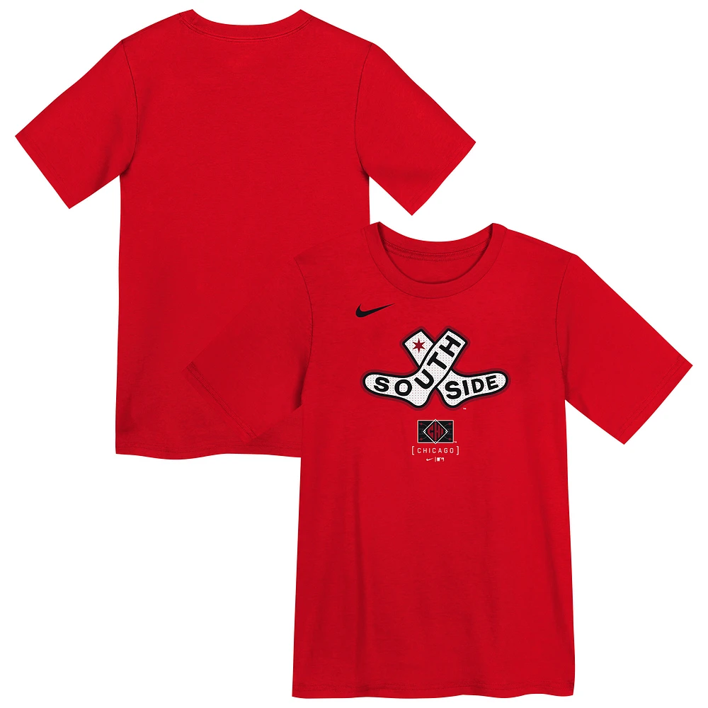 Preschool Nike Red Chicago White Sox 2025 City Connect Logo T-Shirt