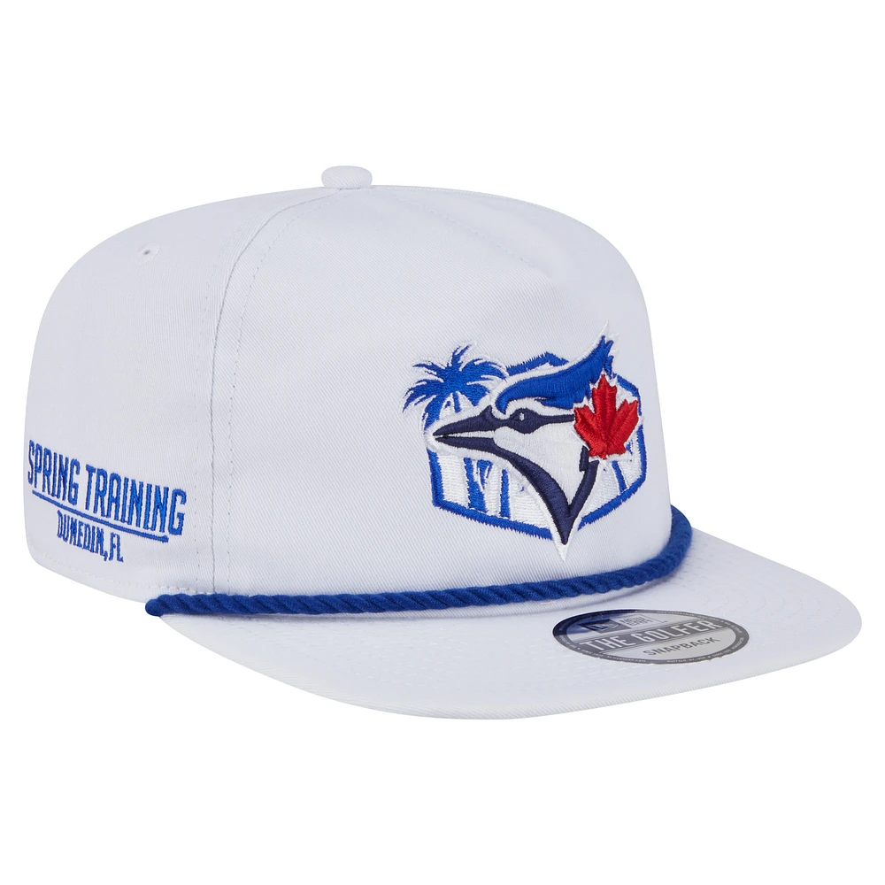 Men's New Era White Toronto Blue Jays Palm Golfer Snapback Hat