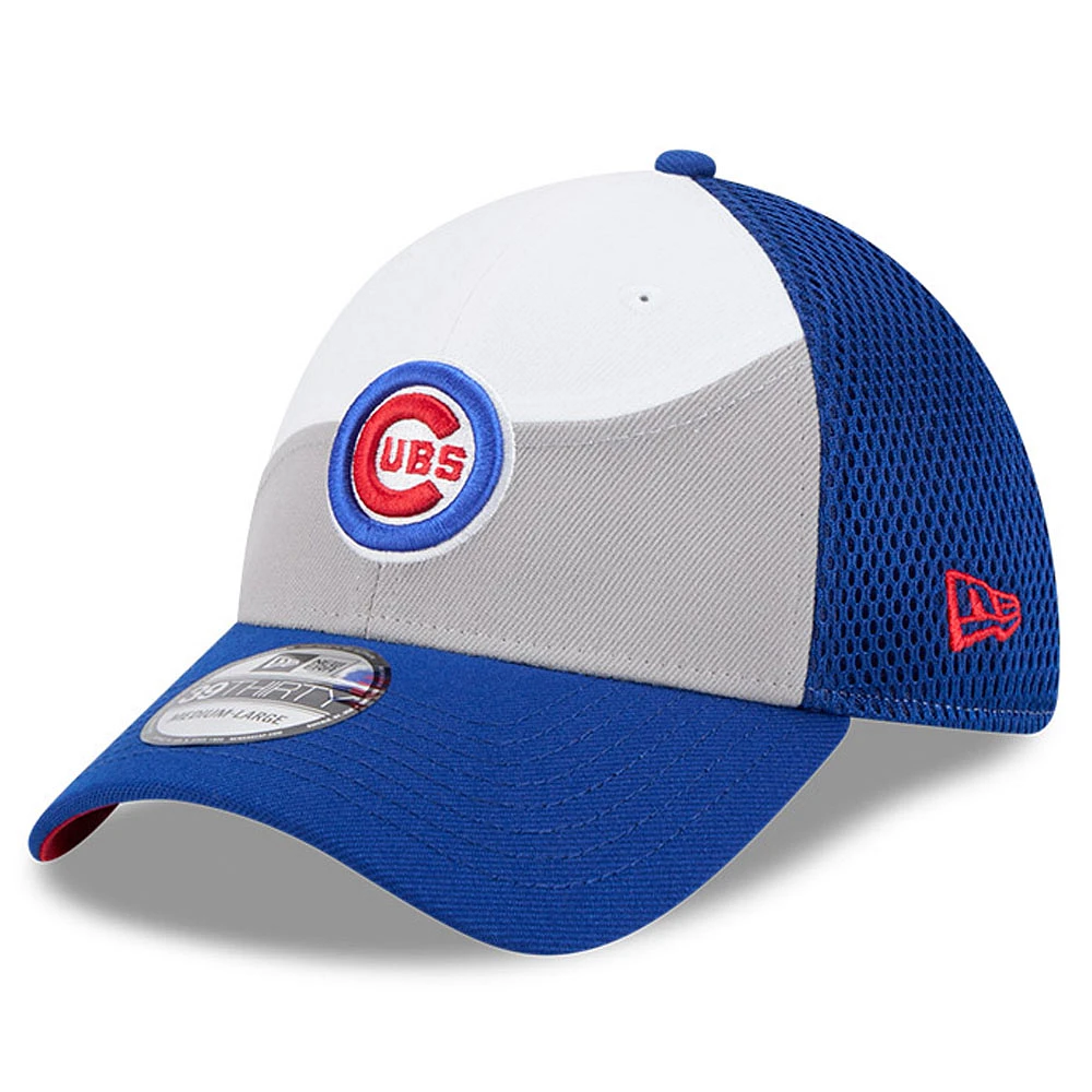 Men's New Era Gray/Blue Chicago Cubs 2025 Spring Training 39THIRTY Flex Hat