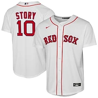 Youth Nike Trevor Story White Boston Red Sox Home Replica Player Jersey