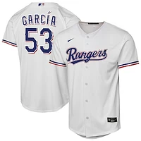 Youth Nike Adolis Garcia White Texas Rangers Home Replica Player Jersey