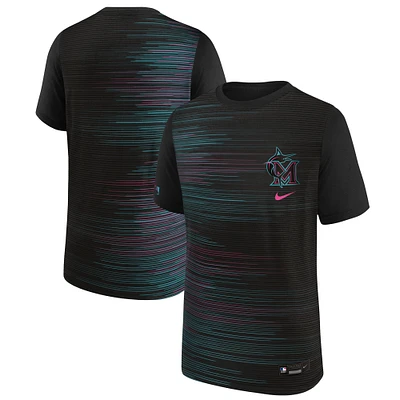 Youth Nike Black Miami Marlins 2025 City Connect Authentic Collection Legend T-Shirt
