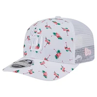 Men's New Era  White San Diego Padres Flamingo Mesh Back 9SEVENTY Stretch-Snap Hat