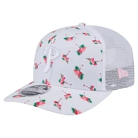 Men's New Era  White Philadelphia Phillies Flamingo Mesh Back 9SEVENTY Stretch-Snap Hat